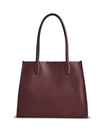 Madewell Lexington Leather Tote Bag In Red