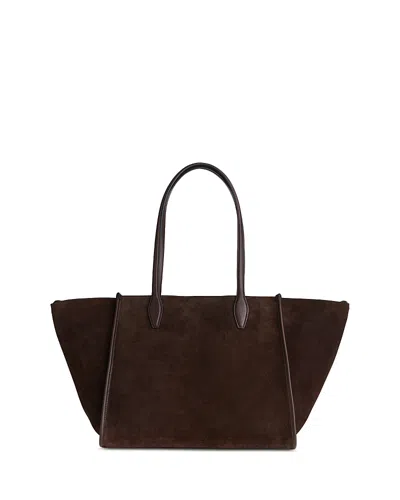 Madewell The Lexington Zip Tote In Dark Carob
