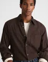 Madewell Lightweight Flannel Button-up Shirt In Brown