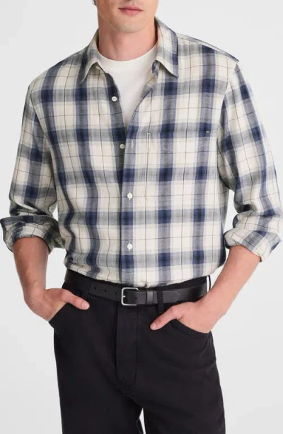 MADEWELL MADEWELL LIGHTWEIGHT FLANNEL BUTTON UP SHIRT