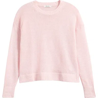 Madewell Linen Drop Shoulder Sweater In Multi
