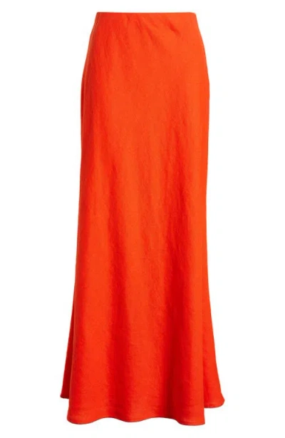 MADEWELL MADEWELL LINEN MAXI SLIP SKIRT