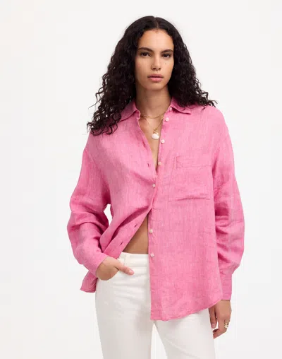 Madewell Linen Oversized Button-up Shirt