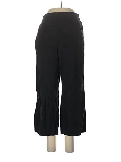 Pre-owned Madewell Linen Pants In Black