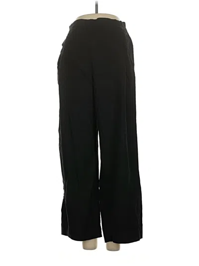 Pre-owned Madewell Linen Pants In Black
