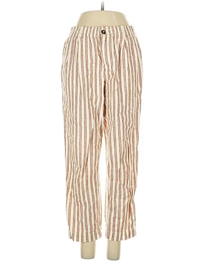 Pre-owned Madewell Linen Pants In Gold