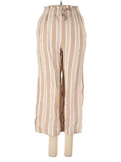 Pre-owned Madewell Linen Pants In Ivory