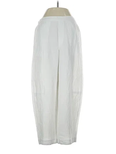 Madewell Linen Pants In Silver