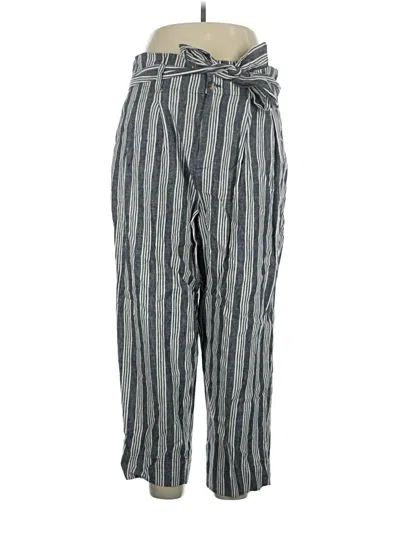 Madewell Linen Pants In Silver
