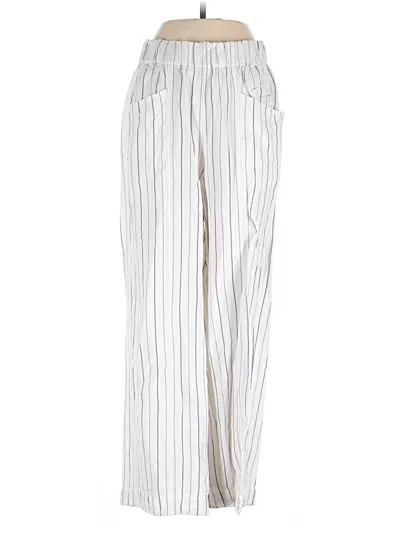 Pre-owned Madewell Linen Pants In White
