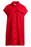 Madewell Linen Utility Shirtdress