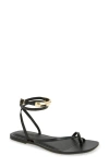 Madewell The Vira Bangle Ankle-wrap Sandal In True Black