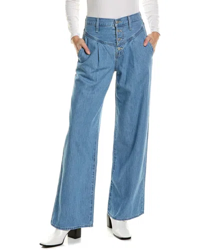 Madewell Lockland Wash Superwide Leg Jean In Blue