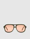 Madewell Logaan Aviator Sunglasses