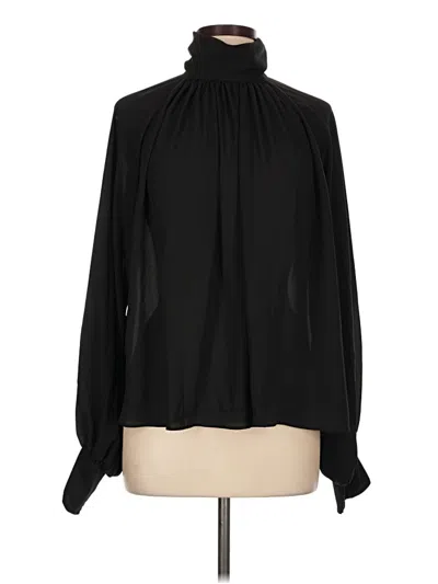 Madewell Long Sleeve Blouse In Black