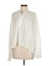 Madewell Long Sleeve Blouse In White