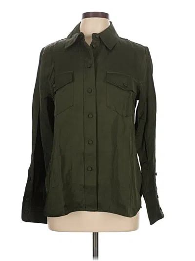 Madewell Long Sleeve Button Down Shirt In Black