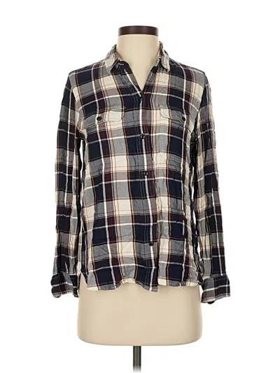 Pre-owned Madewell Long Sleeve Button Down Shirt In White