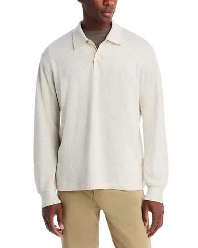 Madewell Long Sleeve Polo Sweater In Yellow