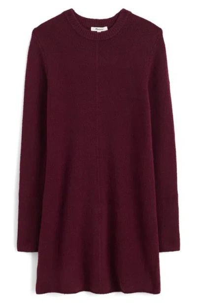 MADEWELL MADEWELL LONG SLEEVE SWEATER MINIDRESS