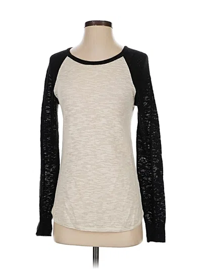 Pre-owned Madewell Long Sleeve T-shirt In White