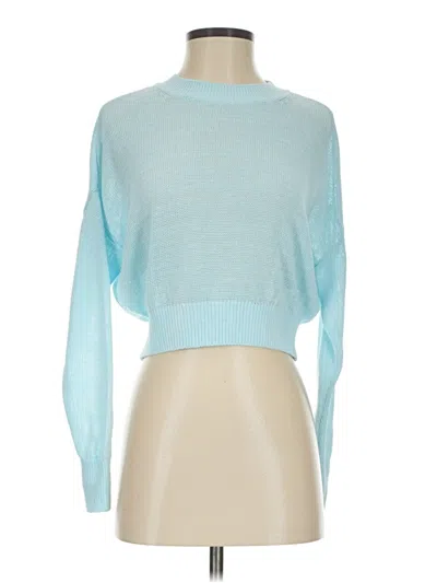 Madewell Long Sleeve Top Blue Turtleneck Tops