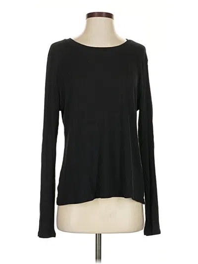 Pre-owned Madewell Long Sleeve T-shirt In Black