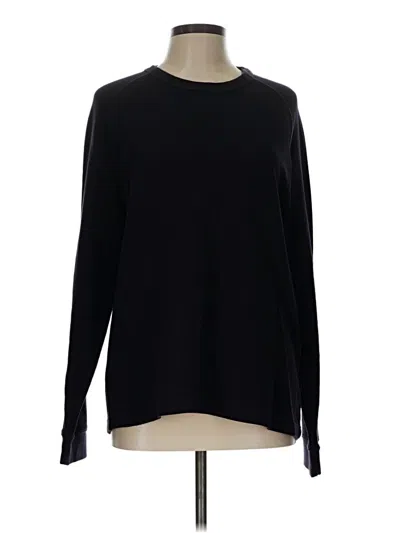 Pre-owned Madewell Long Sleeve T-shirt In Black