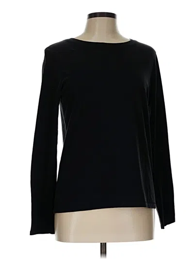 Pre-owned Madewell Long Sleeve T-shirt In Black