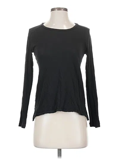 Pre-owned Madewell Long Sleeve T-shirt In Black