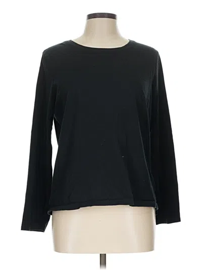 Pre-owned Madewell Long Sleeve T-shirt In Black