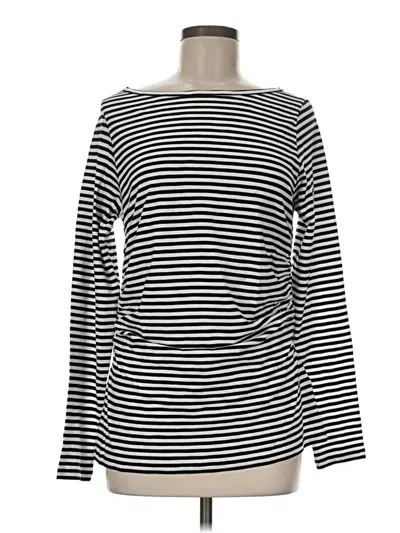 Pre-owned Madewell Long Sleeve T-shirt In Black
