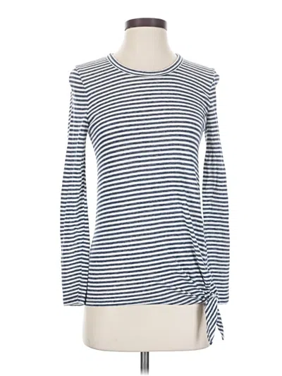 Pre-owned Madewell Long Sleeve T-shirt In Blue