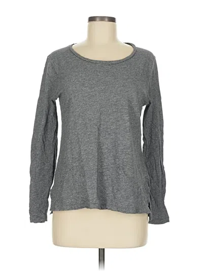 Pre-owned Madewell Long Sleeve T-shirt In Gray