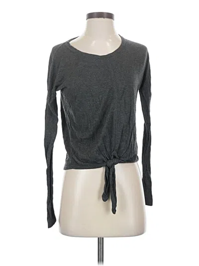 Pre-owned Madewell Long Sleeve T-shirt In Gray