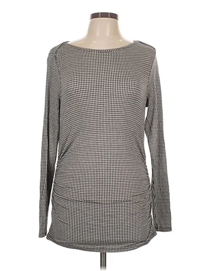 Pre-owned Madewell Long Sleeve T-shirt In Gray