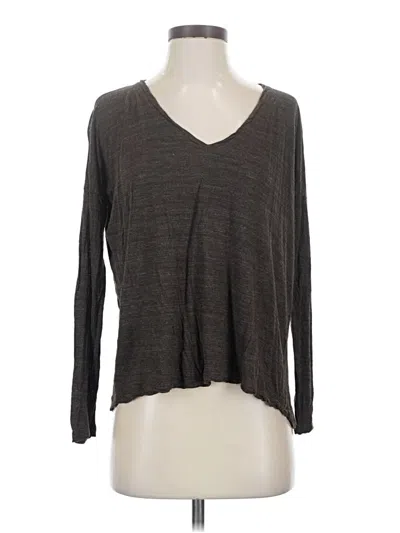 Pre-owned Madewell Long Sleeve T-shirt In Gray