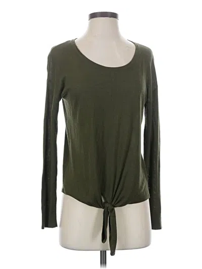 Pre-owned Madewell Long Sleeve T-shirt In Green