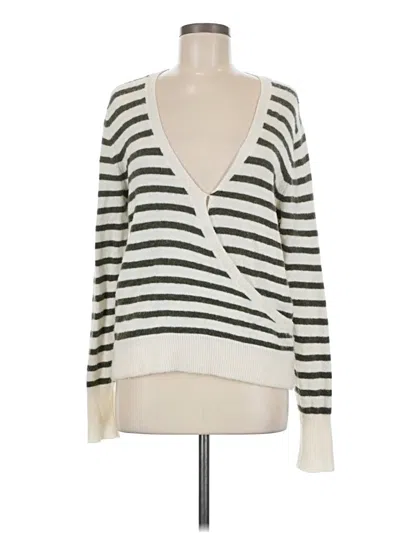 Pre-owned Madewell Long Sleeve T-shirt In Ivory