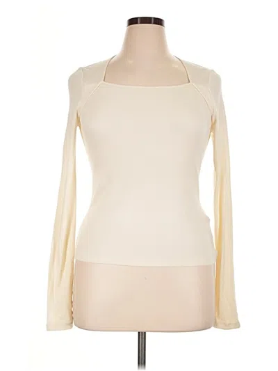 Madewell Long Sleeve T-shirt In Ivory