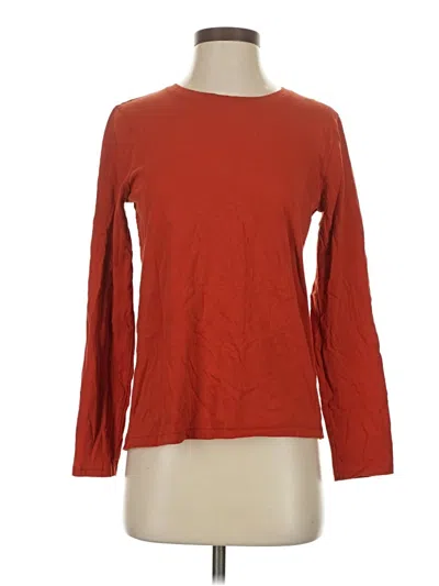Pre-owned Madewell Long Sleeve T-shirt In Red