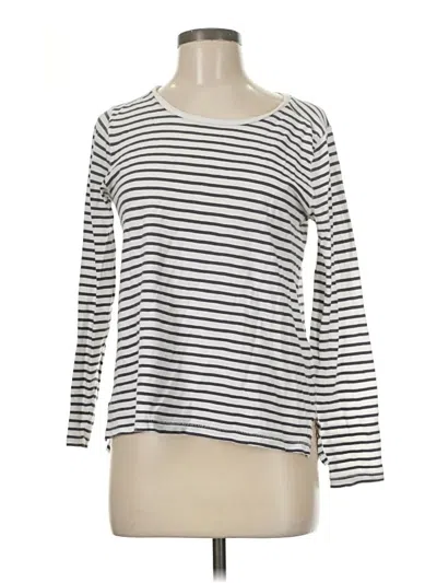 Pre-owned Madewell Long Sleeve T-shirt In White
