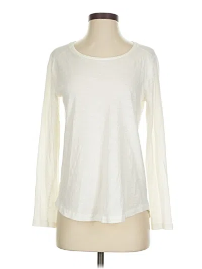 Pre-owned Madewell Long Sleeve T-shirt In White