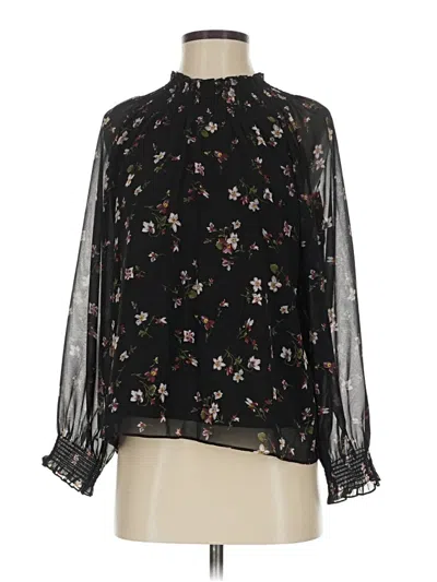 Pre-owned Madewell Long Sleeve Turtleneck In Black
