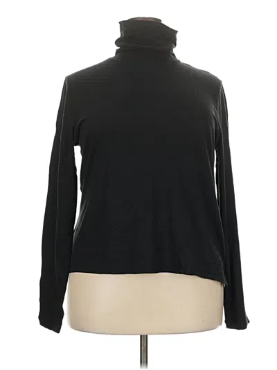 Madewell Long Sleeve Turtleneck In Black