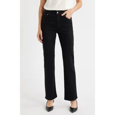 Madewell Longline Straight Leg Jeans In Blue