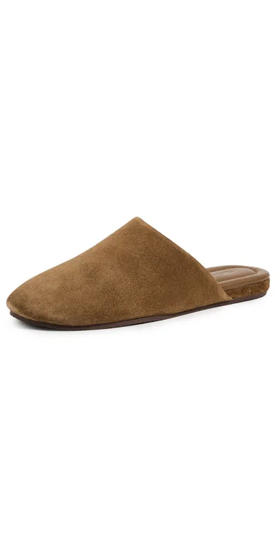 Madewell Lorna Orasay Mules Forage In Brown
