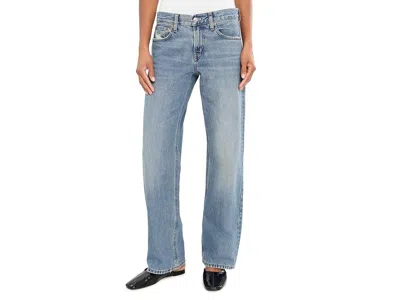 Madewell Low Rise Loose In Solstice Women's Jeans Solstice Wash: 27 One Size In Blue