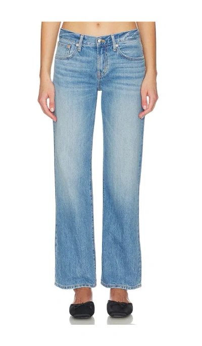 Madewell Low Rise Loose Jeans In Blue