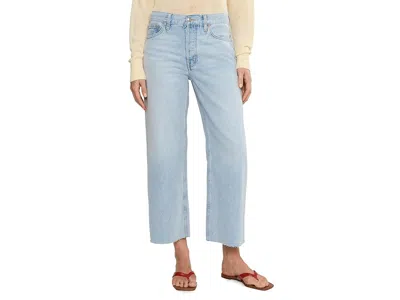 Madewell Low Slung Baggy Crop In Foster Wash Women's Jeans Foster Wash: 24 27 In Blue
